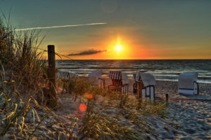 Sunset at the Baltic Sea near Graal-Müritz Sunset at the Baltic Sea near Graal-Müritz